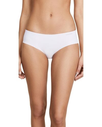 Calvin Klein Cavin Kein Underwear Invisibes Hipster Panties X - White