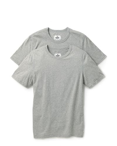 Reigning Champ Reigning Chap Ightweight Jerey T-hirt 2 Pack - Grey