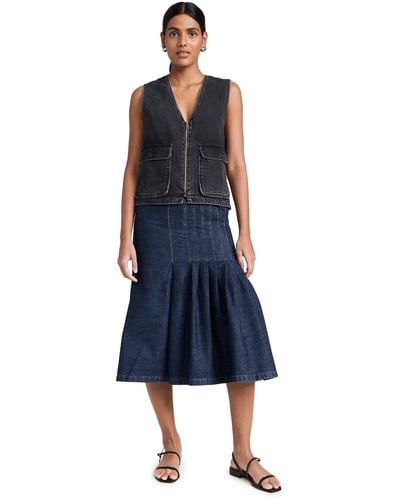 Rachel Comey Rache Coey Verno Dre Back/bue X - Blue