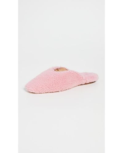 Sleeper Shearling Slippers - Pink