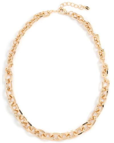 Argento Vivo Large Link Necklace - White