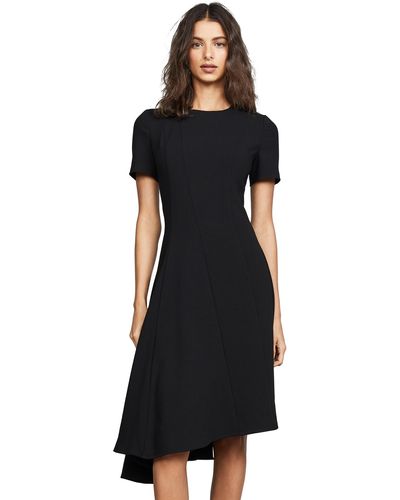 Black Halo Halo Olcay Asymmetrical Dress - Black