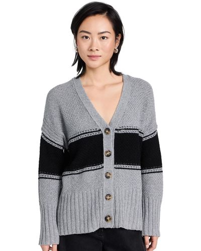 ATM At Anthony Thoa Elillo Erino Wool Blend Overized Cardigan - Black