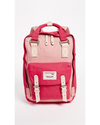 Doughnut Macaroon Backpack - Pink
