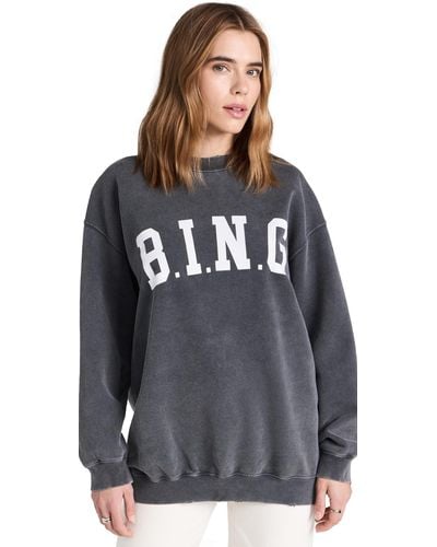 Anine Bing Tyler Sweatshirt Bing - Black