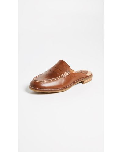 Sperry Top-Sider Seaport Fina Mules - Brown