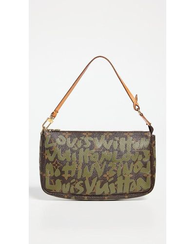 What Goes Around Comes Around Louis Vuitton Green Sprouse Pochette Access V2 Bag - Multicolor