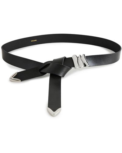 FRAME Tri Keeper Waist Belt - Black
