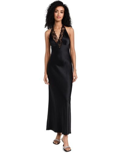 Sir. The Label Aries Halter Gown - Black