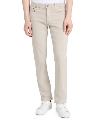 Citizens of Humanity Gage Slim Straight Stretch Twill Jeans - Natural