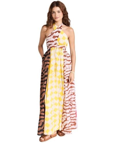 Studio 189 Hand-batik Cotton Voile Halter Dress - Multicolor