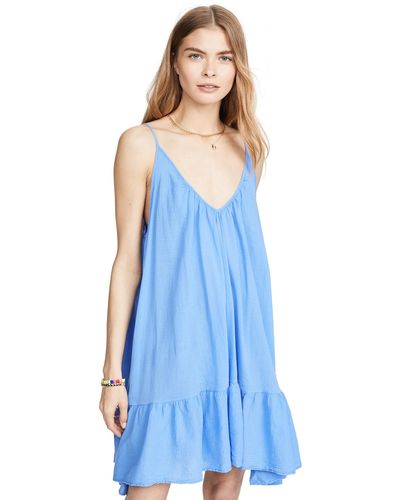 9seed St. Tropez Mini Dress - Blue