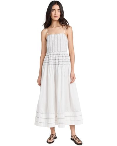 Saylor Adalene Dress - White