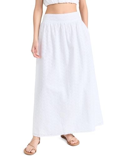 Wayf Maxi Skirt - White