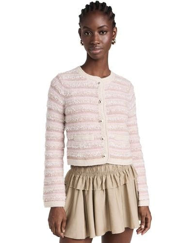 LoveShackFancy Oveshackfancy Kesi Cardigan Sand Caste - Natural