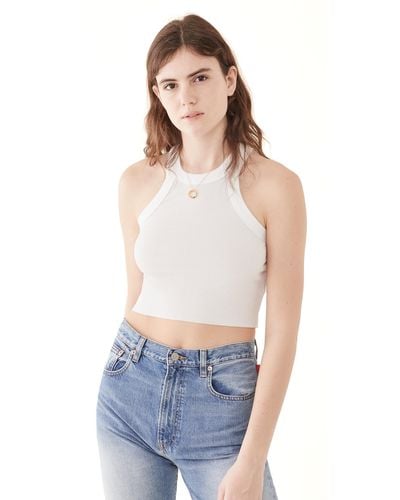 WSLY Wly The Rivington Cropped Tank - Blue