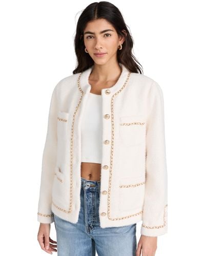 Endless Rose Endle Roe Chain Tried Jacket - White