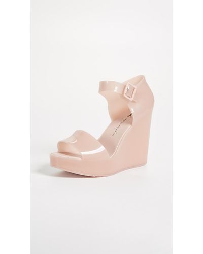 Melissa Mar Wedge Sandals - Pink