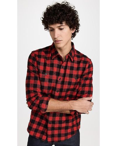 Red Alex Mill Shirts for Men | Lyst