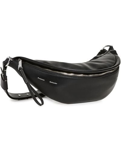 Proenza Schouler Stanton Leather Sling Bag - Black