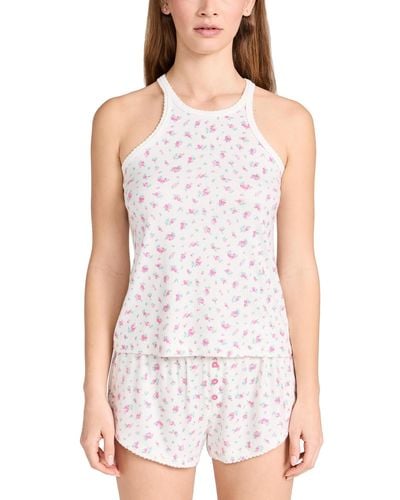 Pj Salvage Sister Satin Solid Cami - Sage