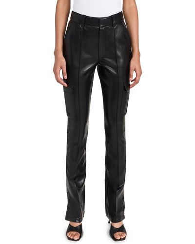 Cinq À Sept Vegan Leather Norah Pants - Black