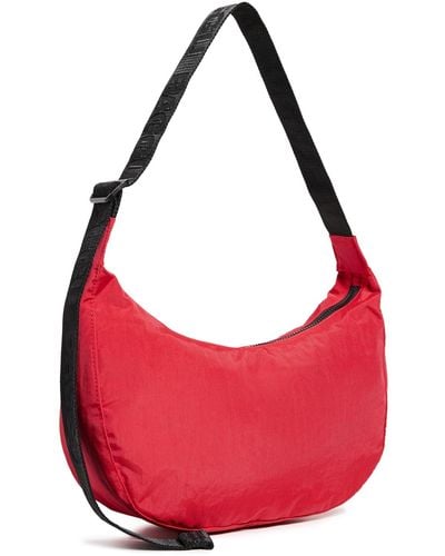 BAGGU Medium Nylon Crescent Bag - Red