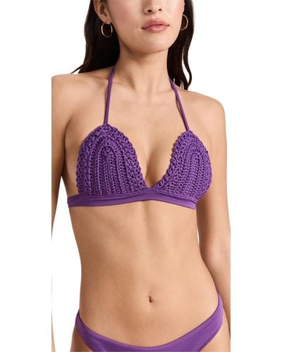 Peixoto Aerie Bikini Top Aethyt Ge X - Purple