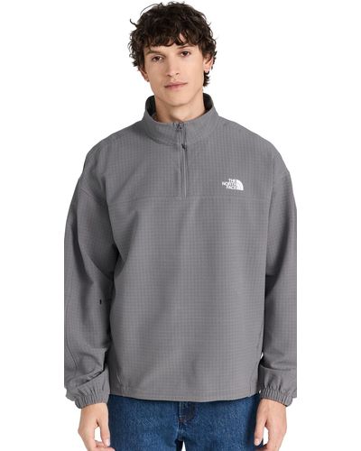 The North Face Tekware Grid 1/4 Zip Weathirt Oked Pear X - Gray