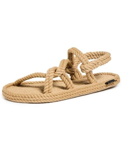 Bohonomad Mykonos Rope Sandals - White
