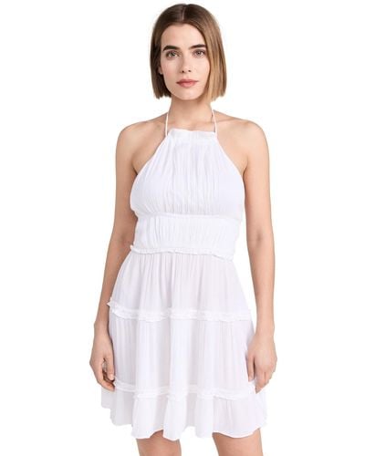 Playa Lucila Halter Mini Dress - White