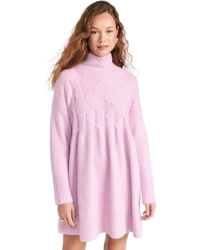 Free People Free Peope Jaci Sweater Dress Avender X - Pink