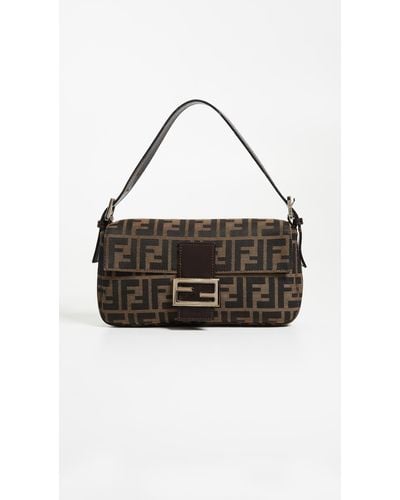 What Goes Around Comes Around Fendi Zucca Baguette - Brown