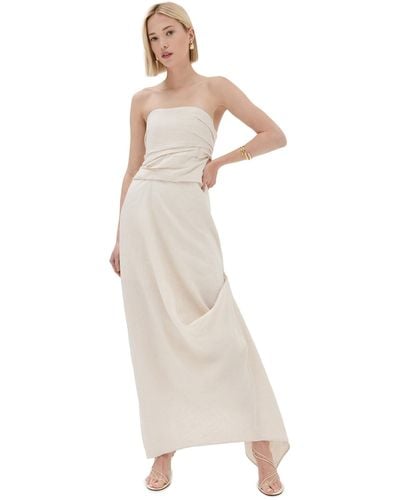 STAUD caravaggio Dress - White