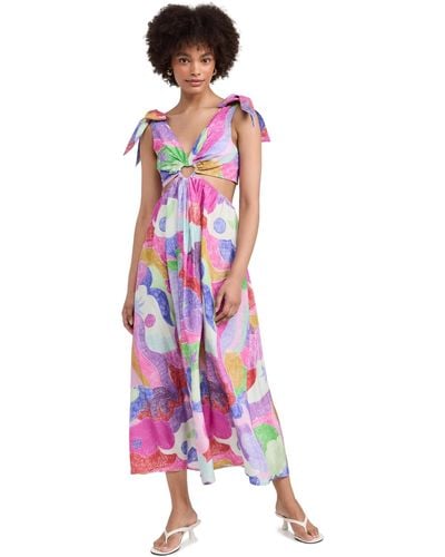 Celiab Ceiab Poetess Dress Muti - Multicolour