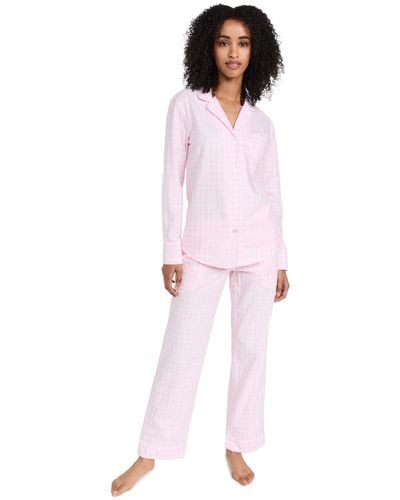 Petite Plume Petite Pume Gingham Pajama Et - Pink