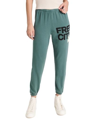 Freecity Sweatpants Surpus Green - Blue