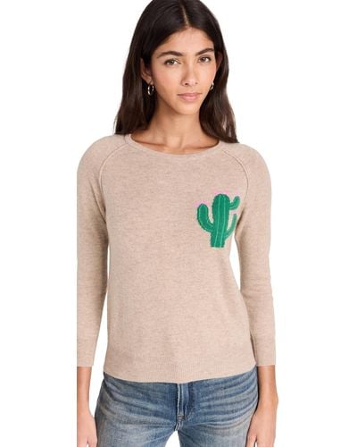 Jumper 1234 Sweater Little Cactus Crew Cashmere Sweater - Black