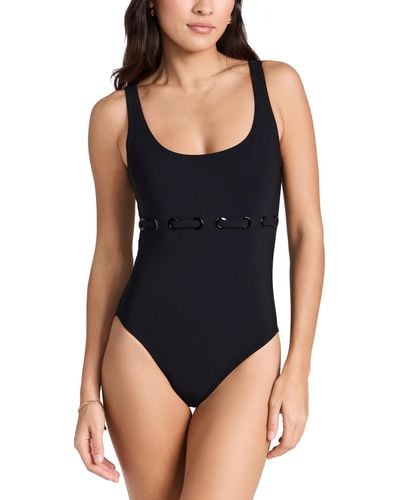 Karla Colletto Lucy Silent Underwire One Piece Swimsuit - Black