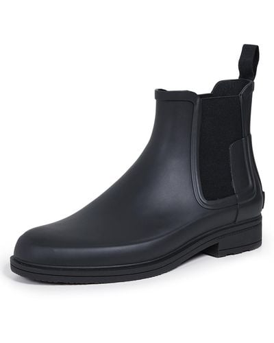 HUNTER Refined Slim Fit Chelsea Boots - Blue