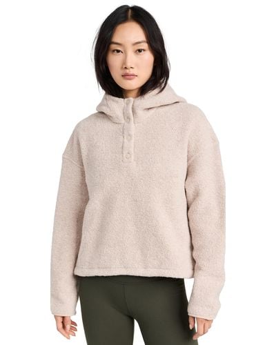 Outdoor Voices Megafleece Cropped Pullover - Natural