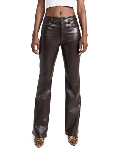 Citizens of Humanity Recycled Leather Lilah Pants - Black