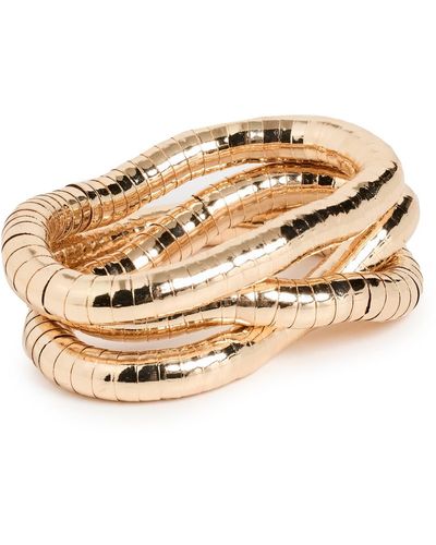 Shashi Sneik Bracelet Set - Natural