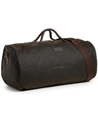 Barbour Wax Holdall Duffle - Black
