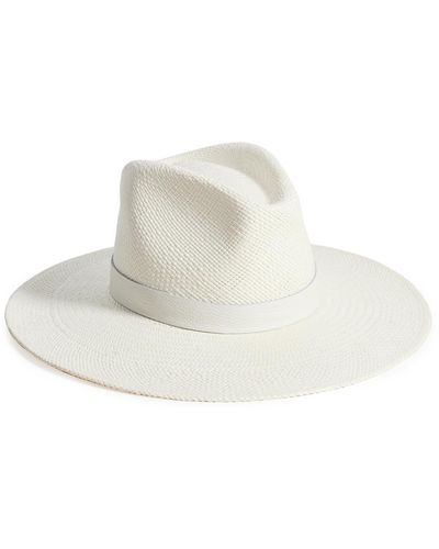 Brixton Harper Panama Traw - White