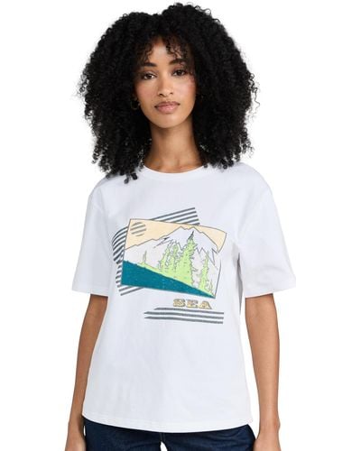 Sea Paela Graphic Short Sleeve T-shirt - Black