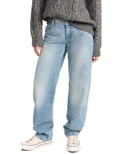 DL1961 Ilia Barrel Relaxed Vintage Jeans - Blue
