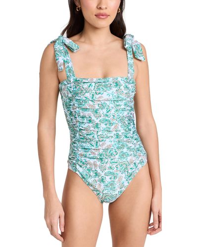 MINKPINK Inkpink Rui One Piece Int Floral - Blue