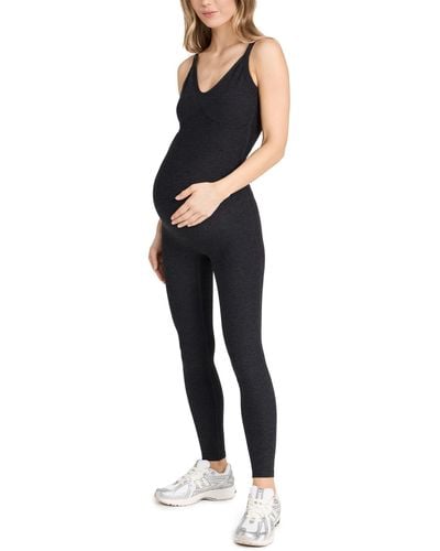 Year Of Ours Maternity Onesie Back - Black