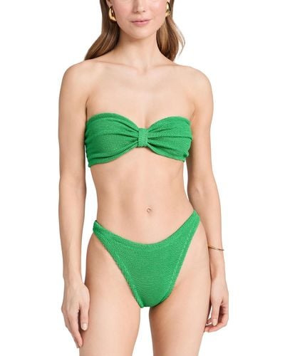 Hunza G Jean Bikini Set - Green